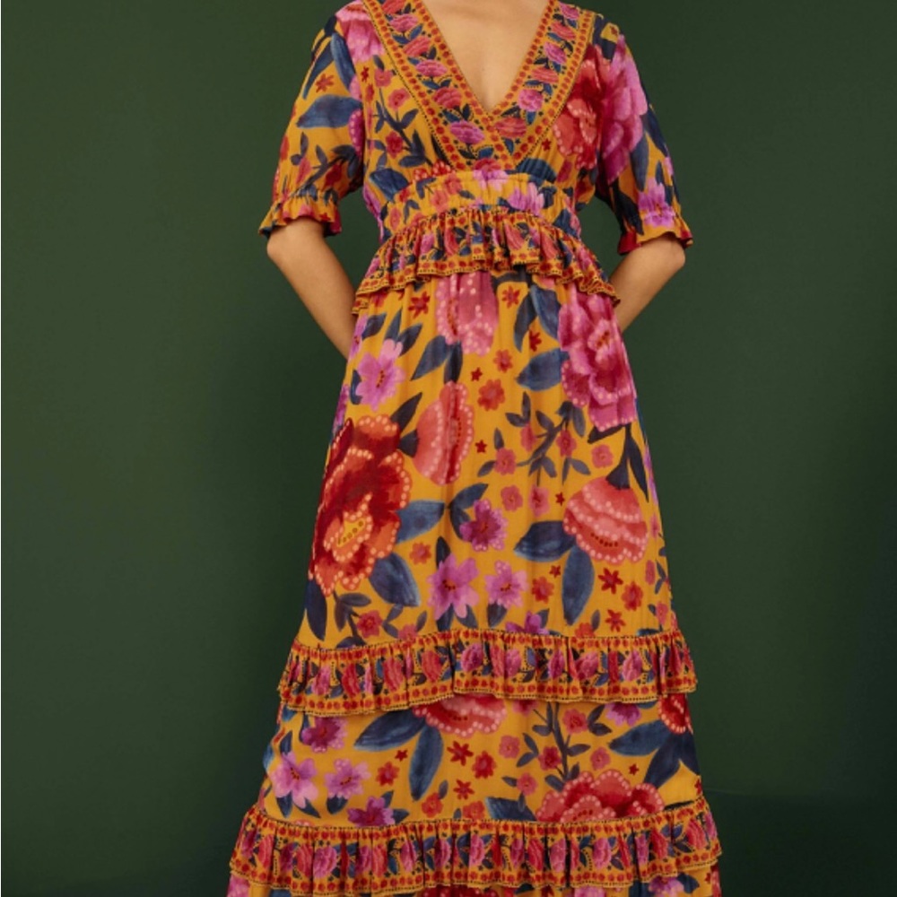 Farm Rio Floral Dream Maxi Dress